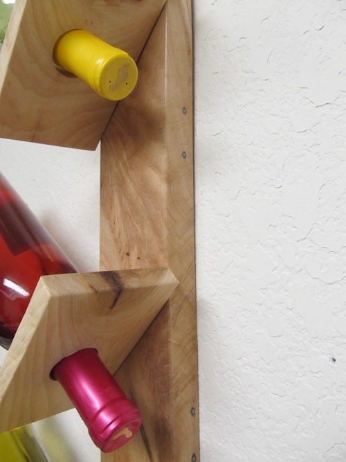 Borosüveg-tartó raklapból, csináld magad, diy, házilag