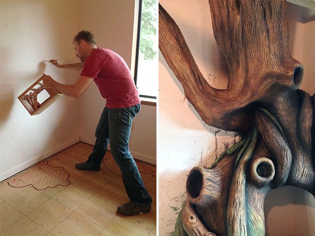 Mesebeli erdő gyerekszoba házilag, csináld magad, diy