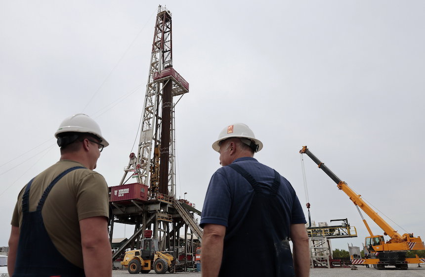 Már a harmadik kutat fúrják a békési gázmezőn